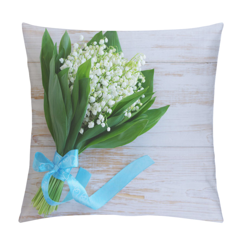 Personality  Romantic Bouquet With Spring Lilies Of The Valley   Pillow Covers