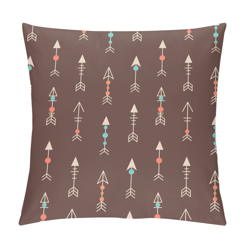 Personality  Cute Trible Geometric Seamless Pattern In Cartoon Style Pillow Covers