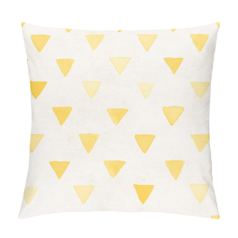 Personality  Pattern With Yellow Triangles Pillow Covers