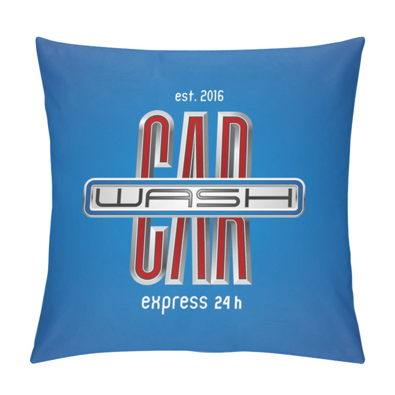 Personality  Car Wash Vector Design Pillow Covers