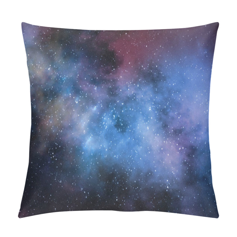 Personality  Planets And Galaxy, Science Fiction Wallpaper. Beauty Of Deep Space. Billions Of Galaxies In The Universe Cosmic Art Background. 3D Illustration. Pillow Covers