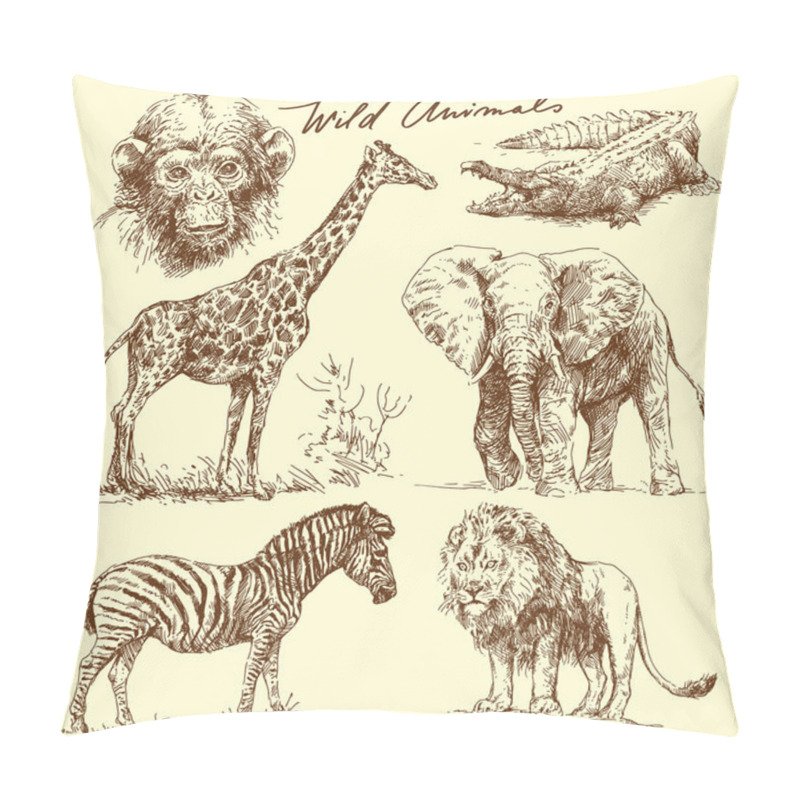 Personality  Wild Animals Pillow Covers