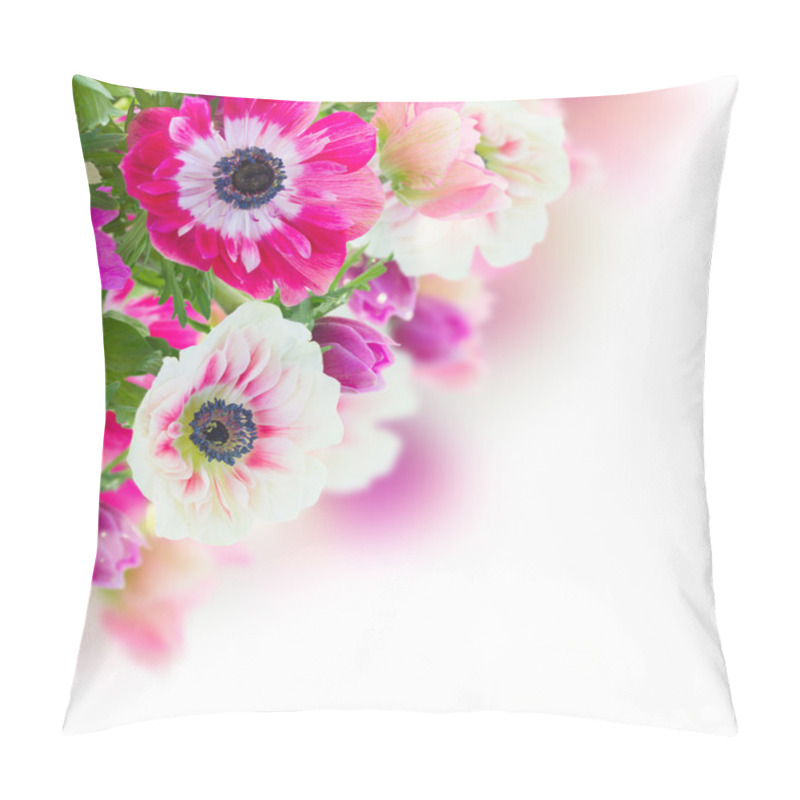 Personality  Bunch Of Anemone Flowers Pillow Covers