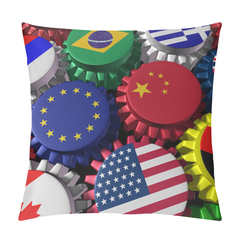 Personality  Global Finance And Trade Pillow Covers