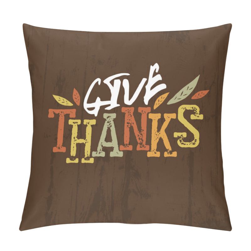 Personality  Thanksgiving Greeting Card Pillow Covers