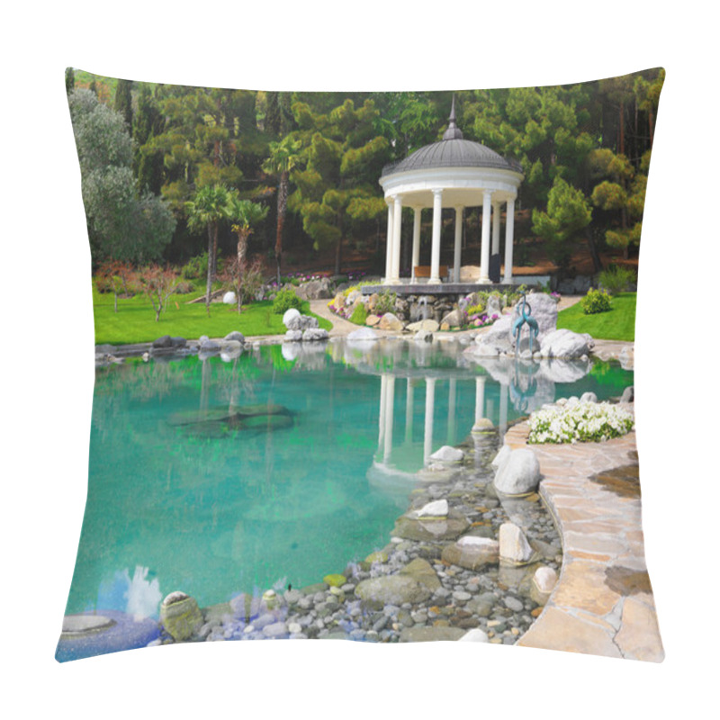 Personality  Spring Flowers In The Asian Garden Pillow Covers