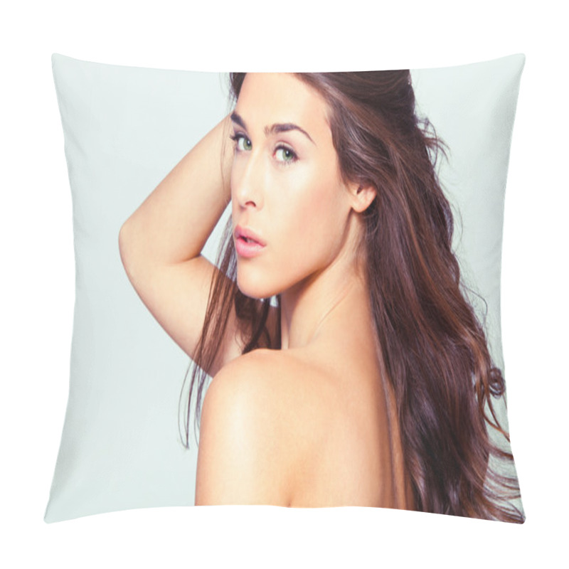 Personality  Natural Beauty Woman Portrait Pillow Covers