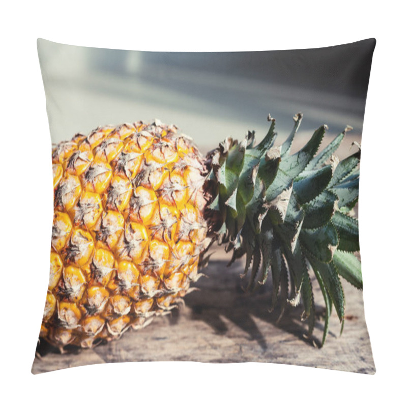 Personality  Pineapple On A Table Pillow Covers