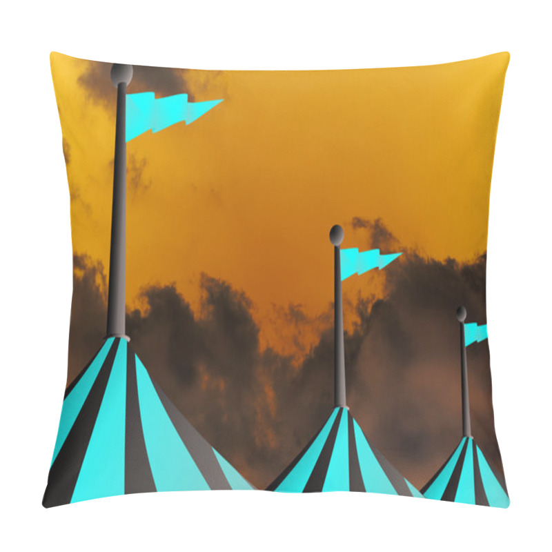 Personality  Circus Tent Roof Pillow Covers