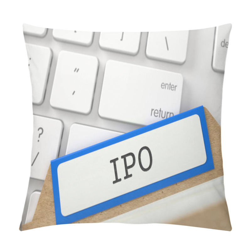 Personality  Card File With Inscription IPO. 3D. Pillow Covers