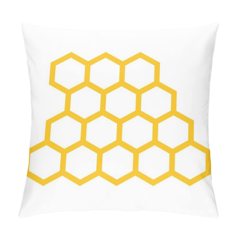 Personality  Honeycomb Background Texture Illustration Design Pillow Covers