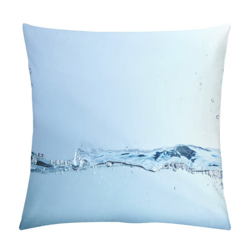 Personality  Blue Water Wave Texture Pillow Covers