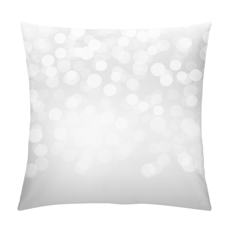 Personality  Silver Bokeh Poster Pillow Covers