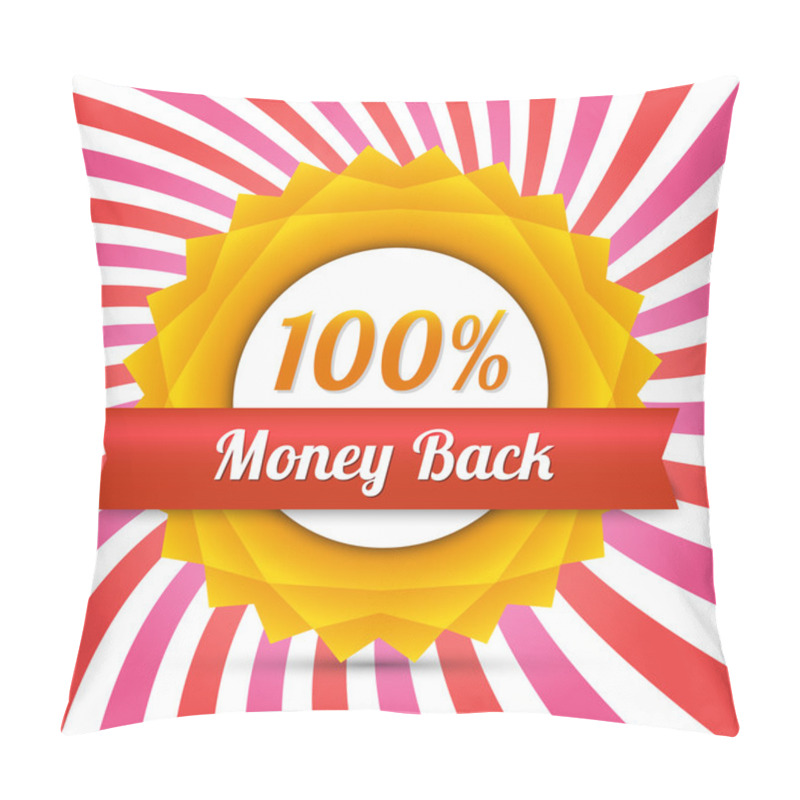 Personality  Vector Money Back Label Pillow Covers