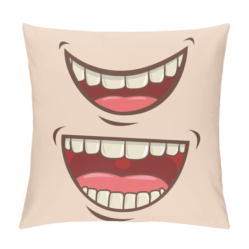 Personality  Mouth Design Pillow Covers