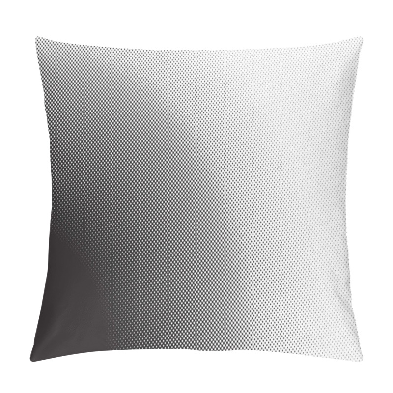 Personality  Red Background Halftone Screen, Vector Illustration. Pillow Covers