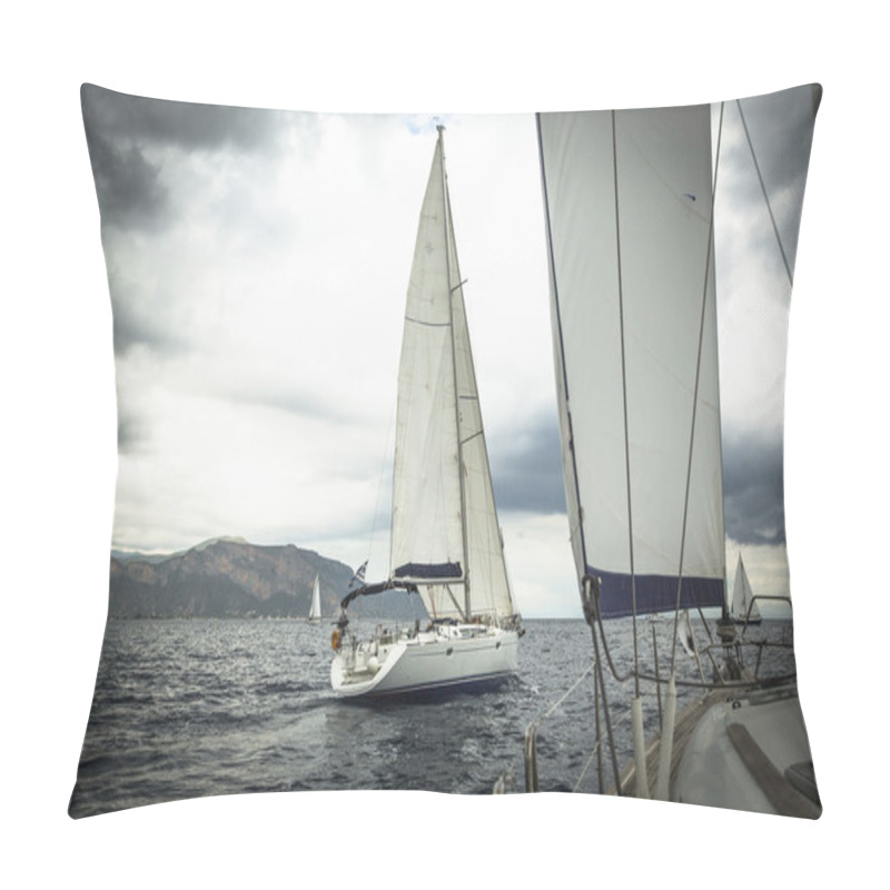 Personality  Sailing Ship Yachts Pillow Covers