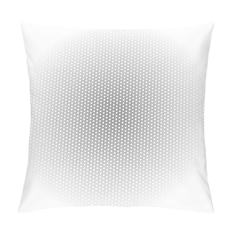 Personality  Seamless Vector Hexagon Black Lines Pattern Pillow Covers