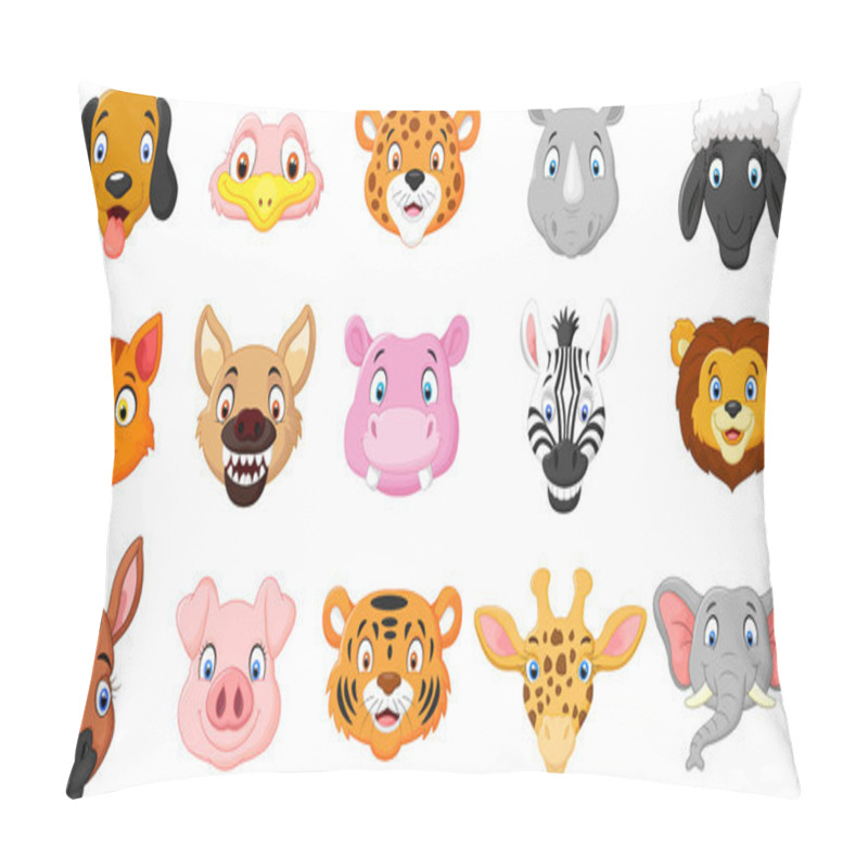 Personality  Animal Head Cartoon Collection Pillow Covers