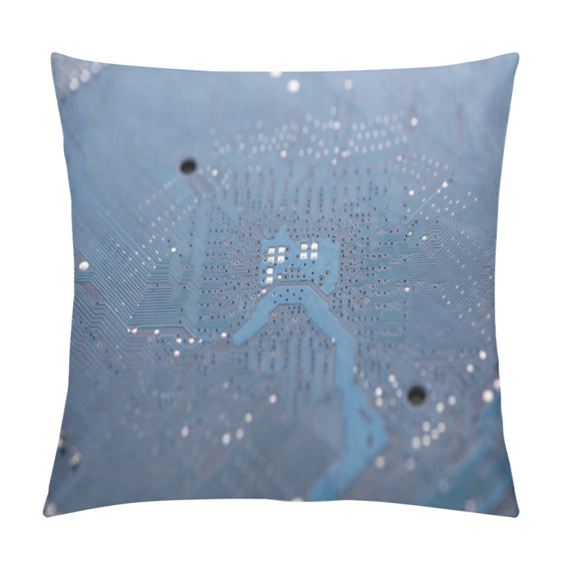 Personality  Closeup View Of Electronic Circuit Baseboard Pillow Covers