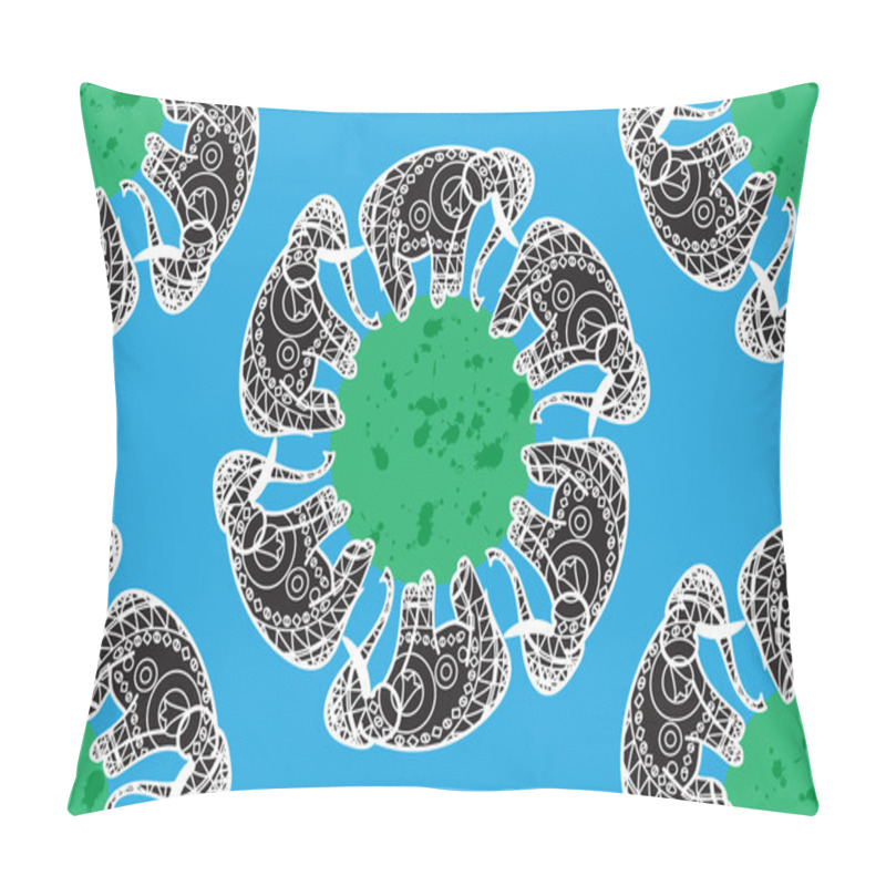 Personality  Seamless Indian Pattern Pillow Covers