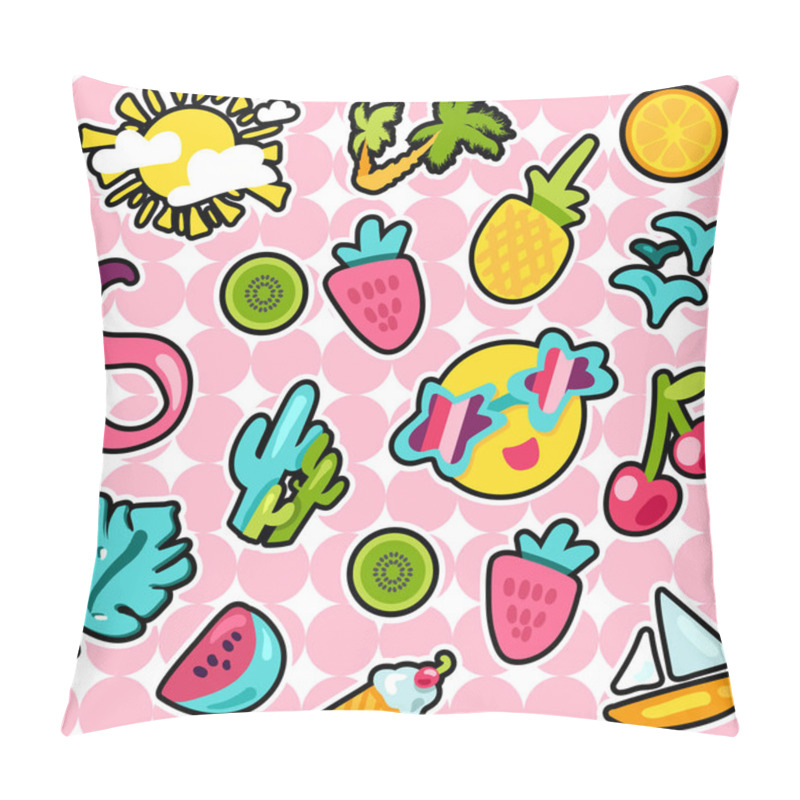 Personality  Vector Tropical Summer Seamless Pattern Pillow Covers