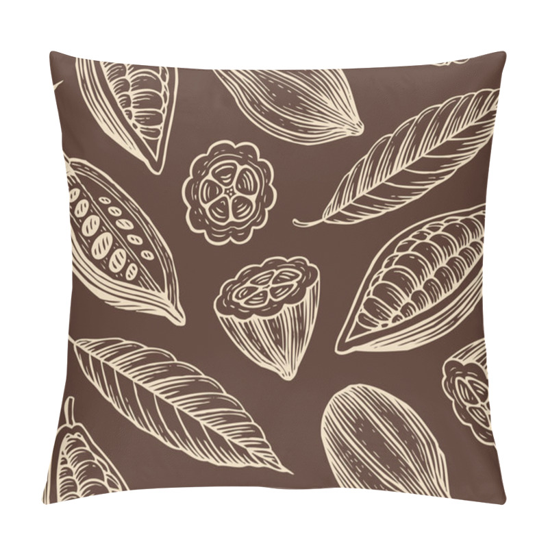 Personality  Cocoa Pattern Pillow Covers