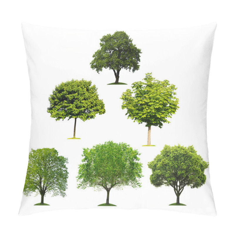 Personality  Collection Of Isolated Trees Pillow Covers