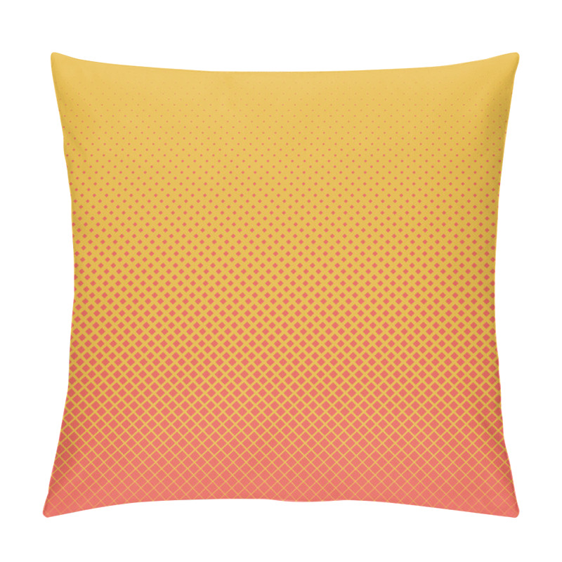 Personality  Halftone Squares Pattern. Halftone Background In Vector Pillow Covers