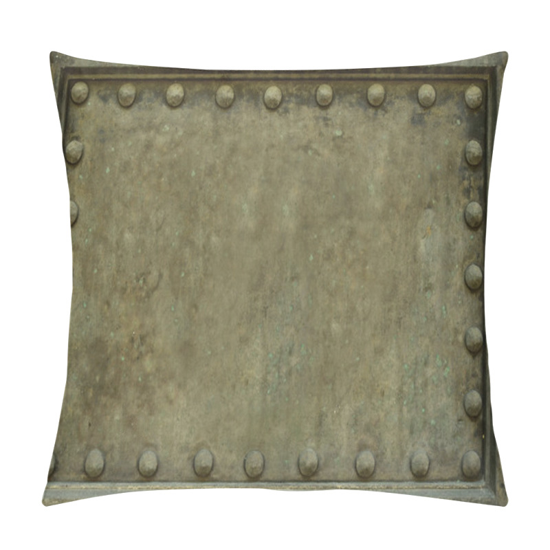 Personality  Riveted Metal Plate Pillow Covers