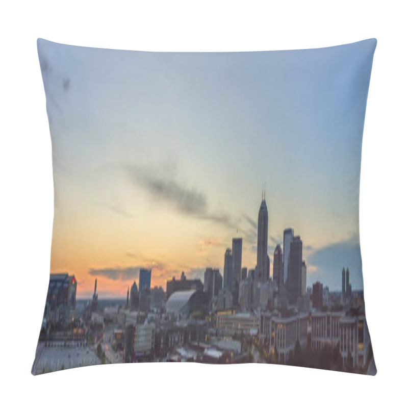 Personality  Indianapolis Indiana At Dusk Pillow Covers