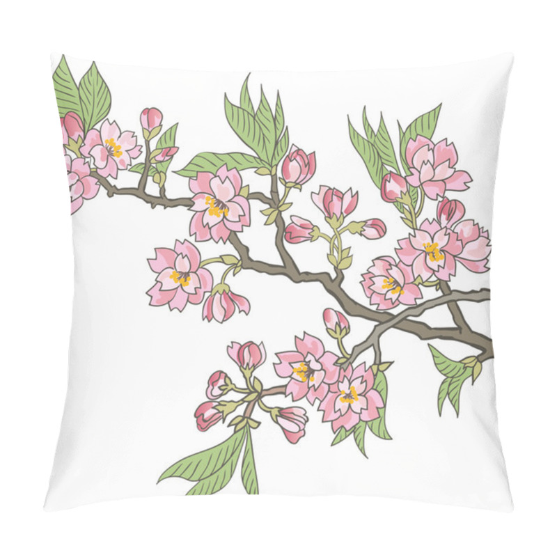 Personality  Japanese Flowering Cherry Pillow Covers