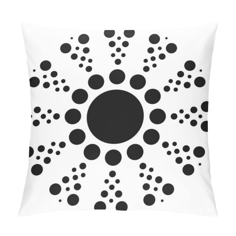 Personality  Abstract Concentric Circle Element. Pillow Covers