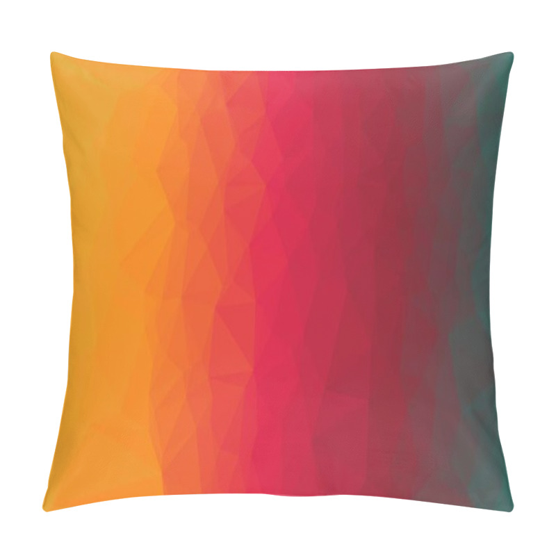 Personality  Abstract Geometric Background With Poly Pattern Pillow Covers