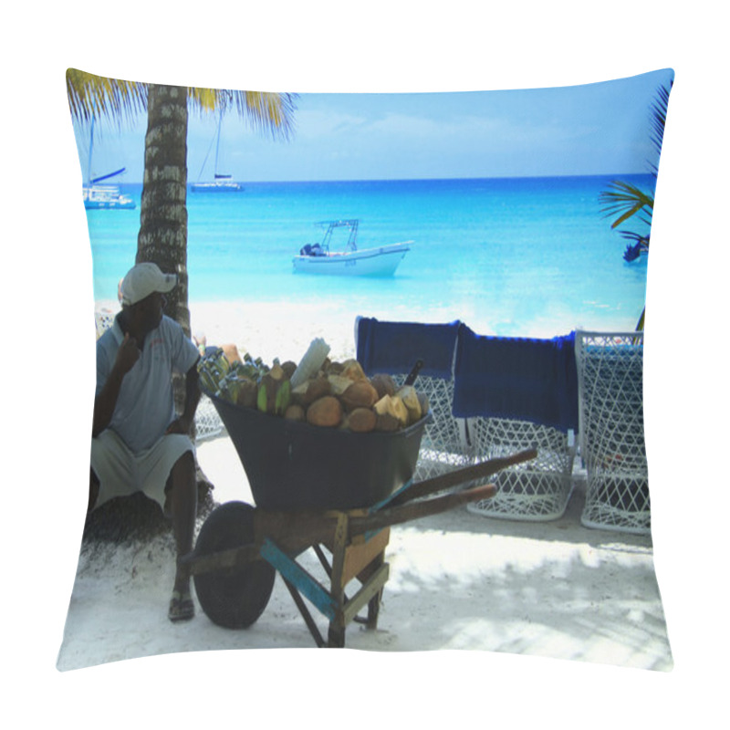 Personality  Saona Island, Coconut Pillow Covers