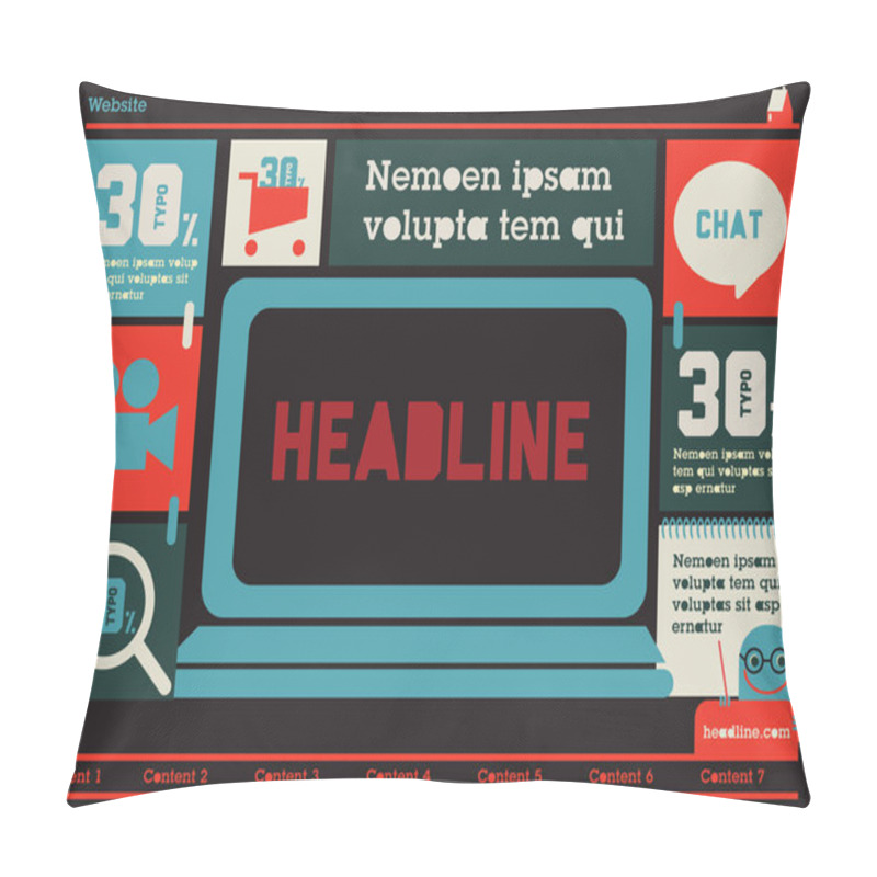 Personality  Website Graphics Layout  Pillow Covers