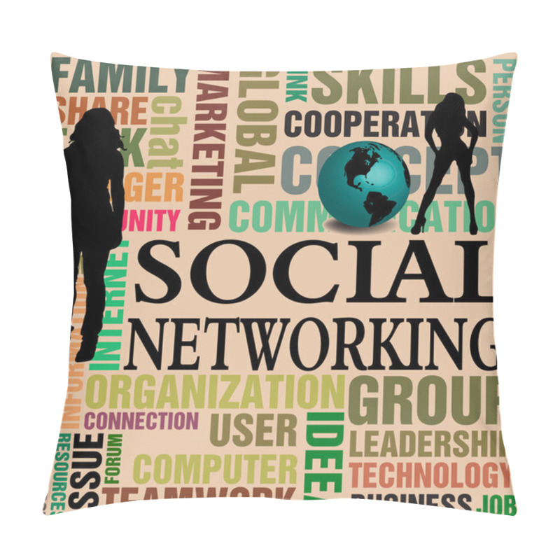 Personality  Social Networking Pillow Covers