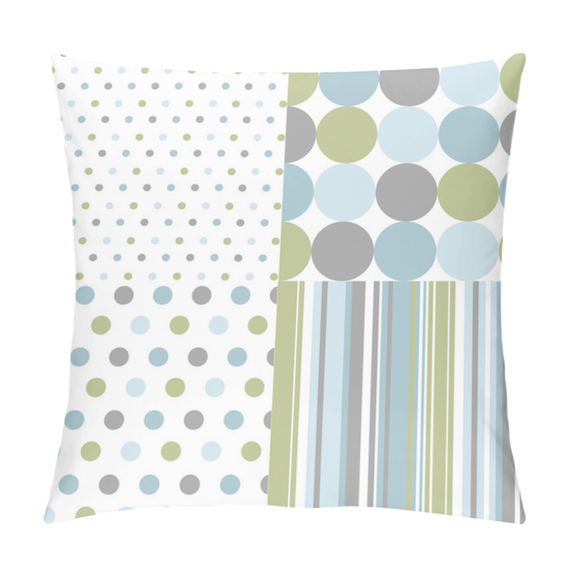 Personality  Seamless Patterns, Polka Dots Pillow Covers