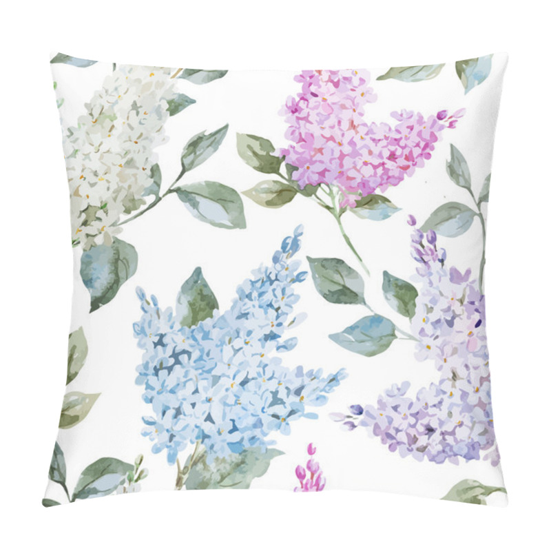 Personality  Lilac Pattern Pillow Covers