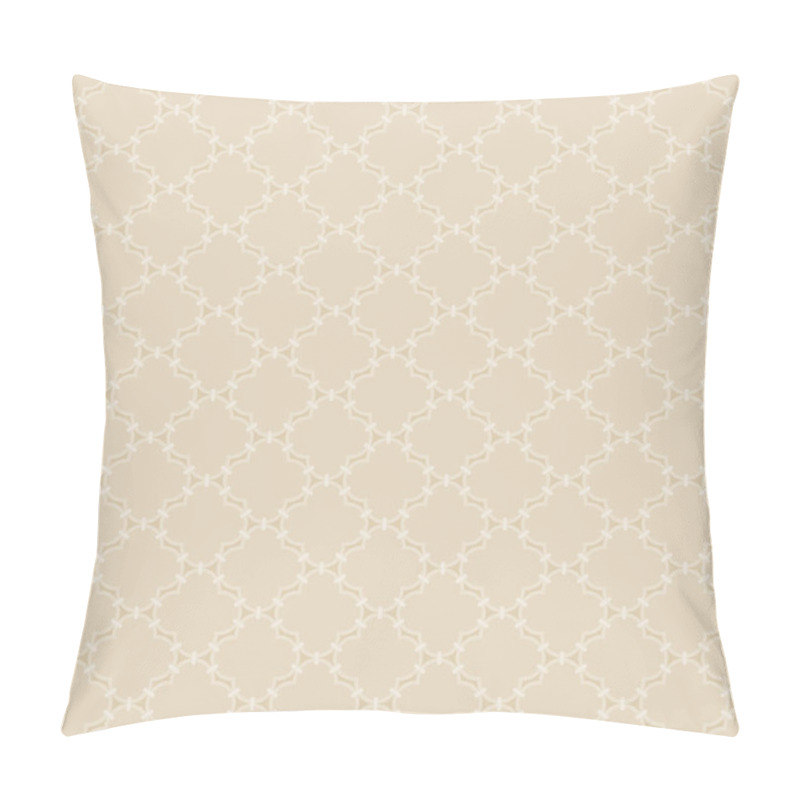 Personality  Arabic Seamless Pattern Grid Lantern Shapes Tiles. Pillow Covers