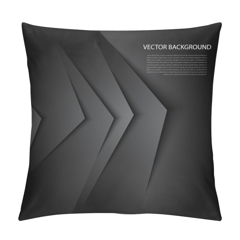 Personality  Black Modern  Background Pillow Covers