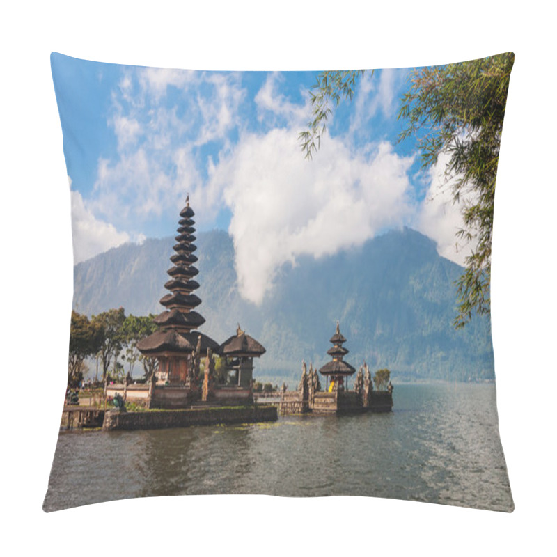 Personality  Pura Ulun Danu Temple On A Lake Bratan, Bali, Indonesia Pillow Covers