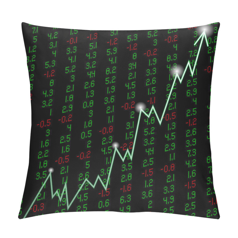 Personality  An Illustration Stock Quote A Figure Rising Pillow Covers