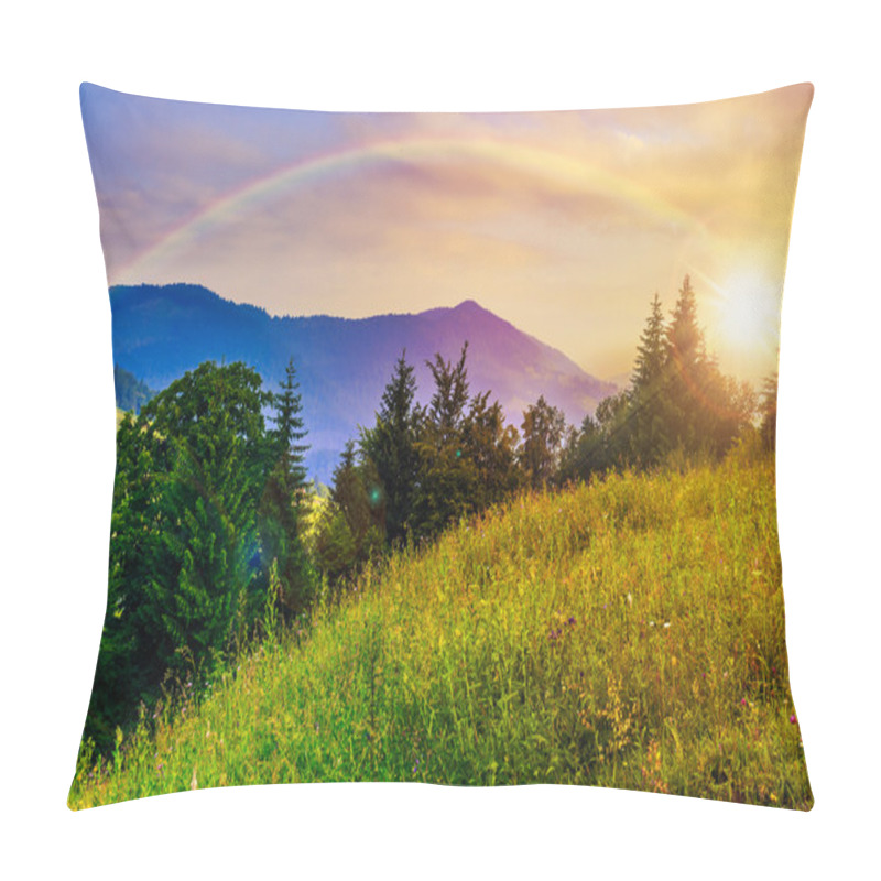 Personality  First Beams In Highland Pillow Covers