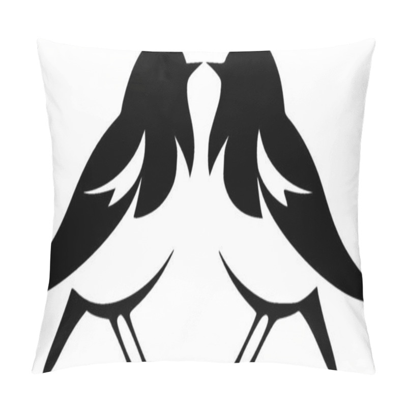 Personality  Birds - Minimalist And Simple Silhouette - Vector Illustration Pillow Covers