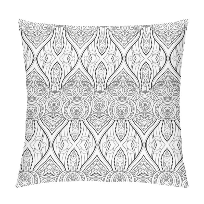 Personality  Abstract Ornament Monochrome Pattern Pillow Covers