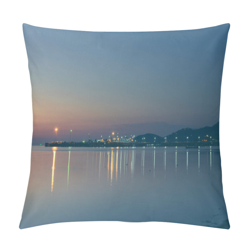 Personality  Beautiful Sunset At Samui Pier Pillow Covers