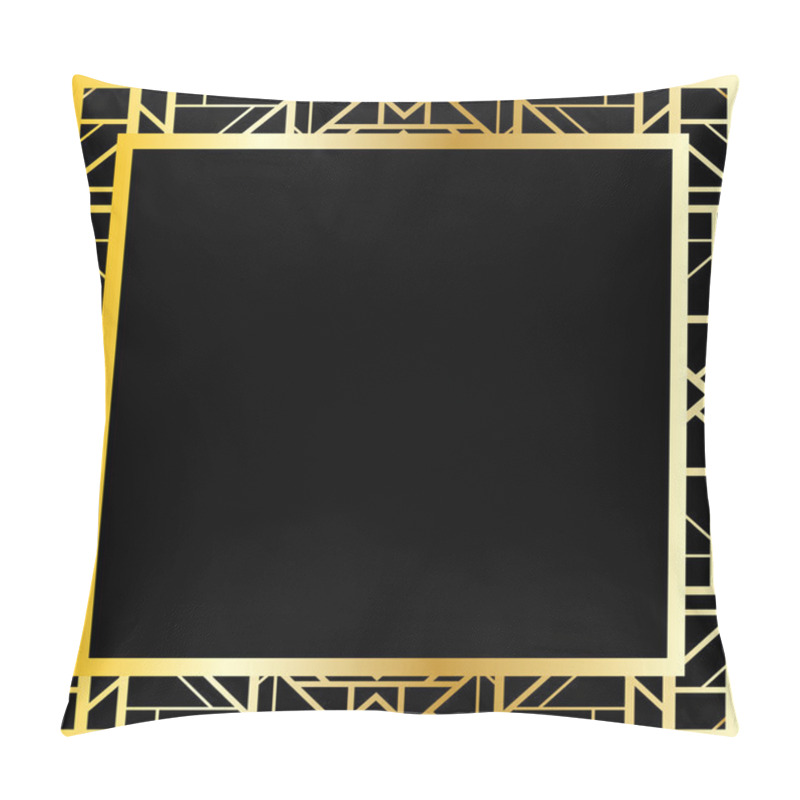 Personality  Art Deco Geometric Frame Pillow Covers