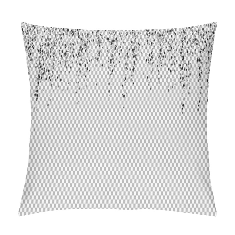 Personality  Scattered Dense Balck Dots. Dark Points Dispersion Pillow Covers