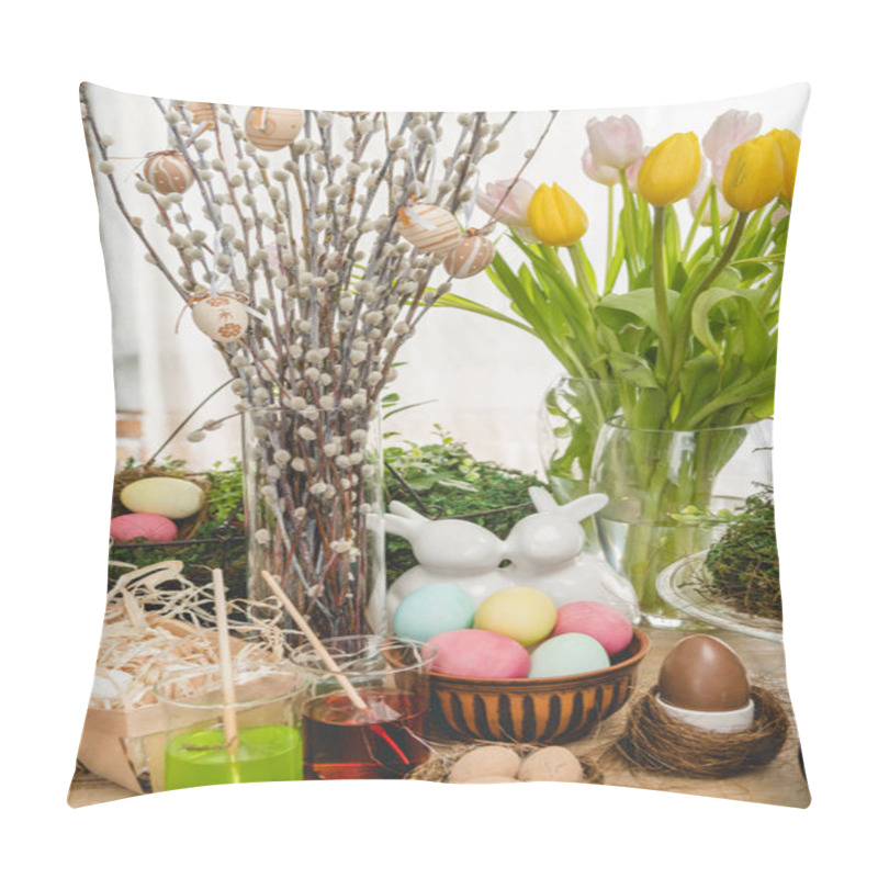 Personality  Beautiful Easter Composition Pillow Covers